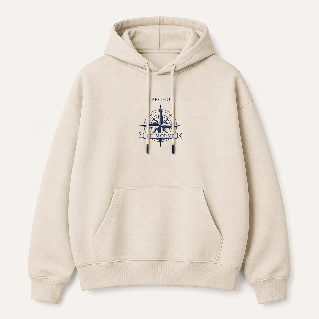Le Morne Hoodie — Écru Compass